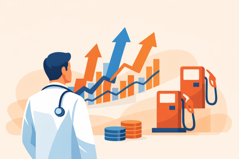 ガソリン高騰・物価上昇が医師・歯科医師のライフプランに与える影響と今すぐ取るべき対策